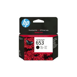 Kartuša 653 Black črna, HP